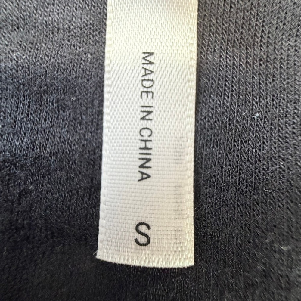 Soma Sunday Lounge Jumpsuit Black V-Neck Wide‎ Leg Drawstring Pockets Small - Picture 6 of 14